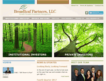 Tablet Screenshot of broadleafpartners.com